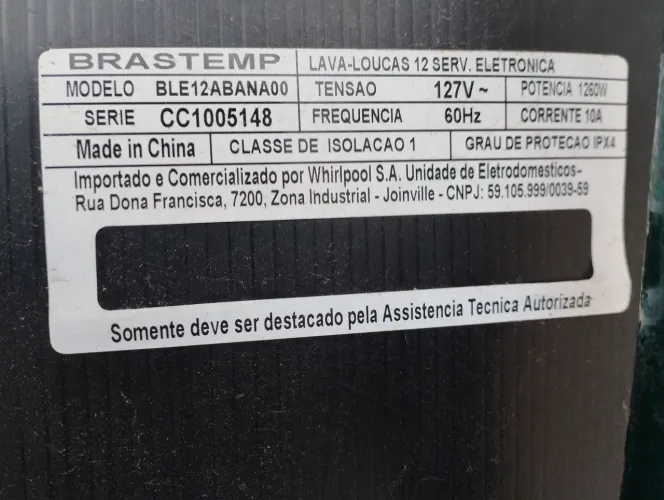 Lava louças Brastemp