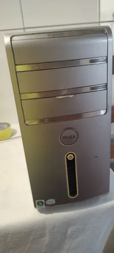 Computador CPU Dell Inspiron antigo funcionando ideal pra retrogamers ou comercio