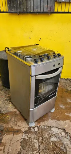 fogao inox continental 4 bocas manual usado ENTREGA GRÁTIS