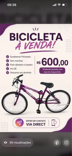 Bicicleta nova
