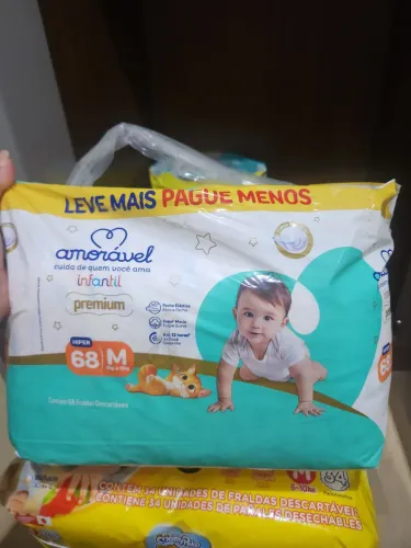 Fraldas Tamanho M