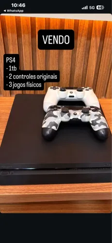 Play4 barato 2 controle
