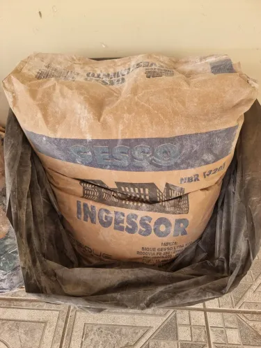 Saco de gesso fechado novo