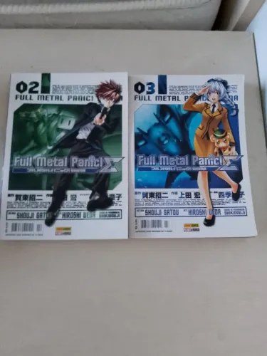 Mangá Full metal pânici volumes 2 e 3.