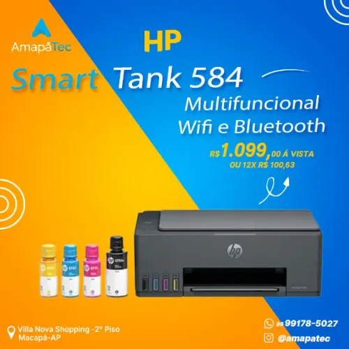 Multifuncional Hp Smart Tank 584 Wi-fi Usb