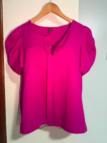 Blusa rosa bufante