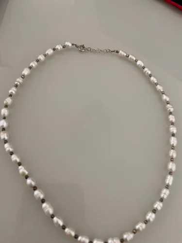 Choker pérolas naturais novo