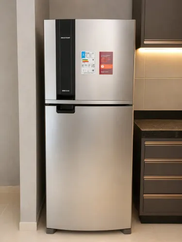 Geladeira Brastemp Frost Free Duplex Inox 385L - Seminova, 3 Meses de Uso