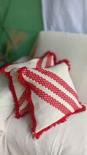 Kit com duas almofadas tecido algodão original