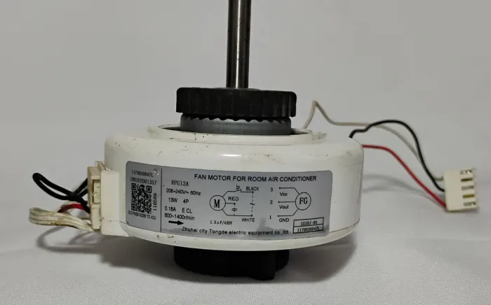 MOTOR VENTILADOR EVAPORADORA MOD RPG12A PHILCO, MIDEA, TCL PARA 9/12000BTU