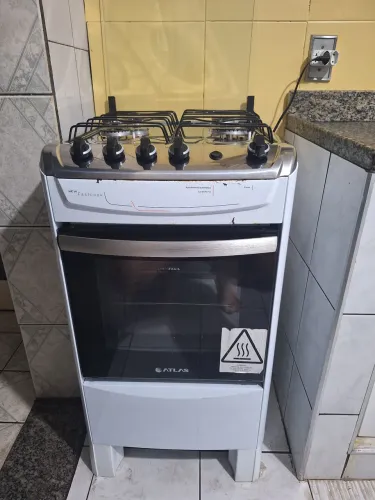 Fogão a gás Atlas New Fastcook automático branco
