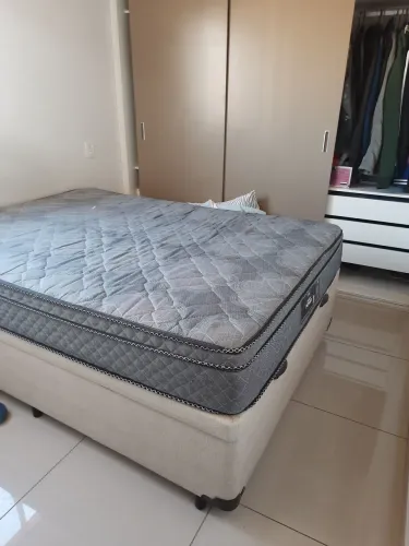 Cama casal bau + colchão
