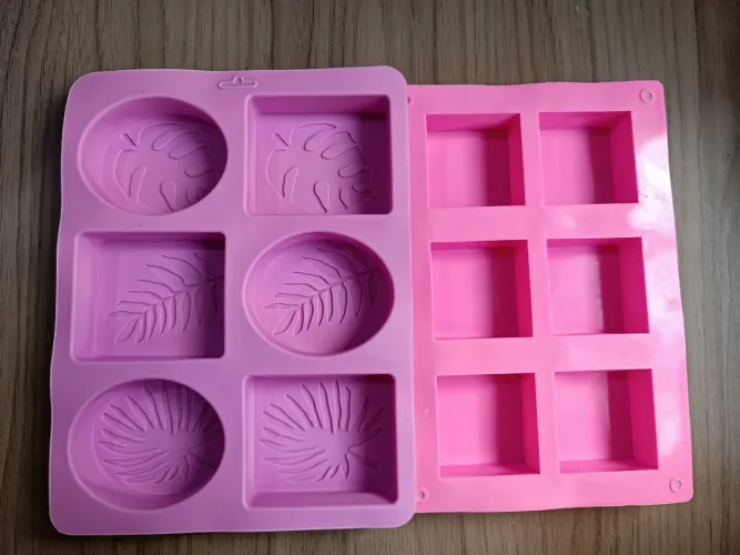 Moldes de silicone para sabonetes 