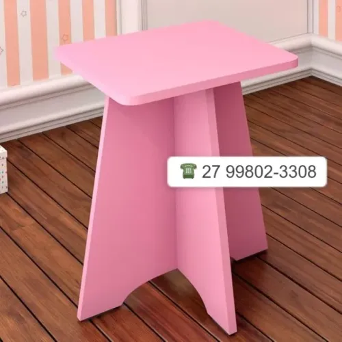 * BANQUETA TWISTER - QUARTZO ROSA