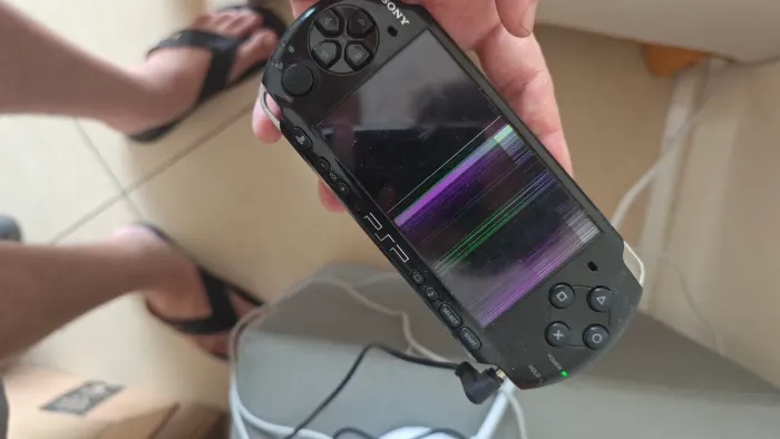 Psp tela quebrada
