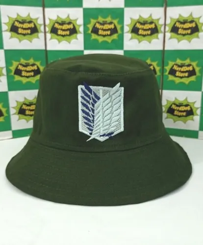 Chapéu Bucket Attack On Titan - Shingeki no Kyojin Levi Mikasa Ackerman - NerdDog Store