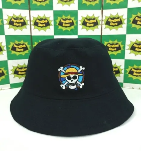 Chapéu Bucket One Piece - Mugiwara Luffy Chapeu Sanji Zoro Shanks Haki Nika- NerdDog Store
