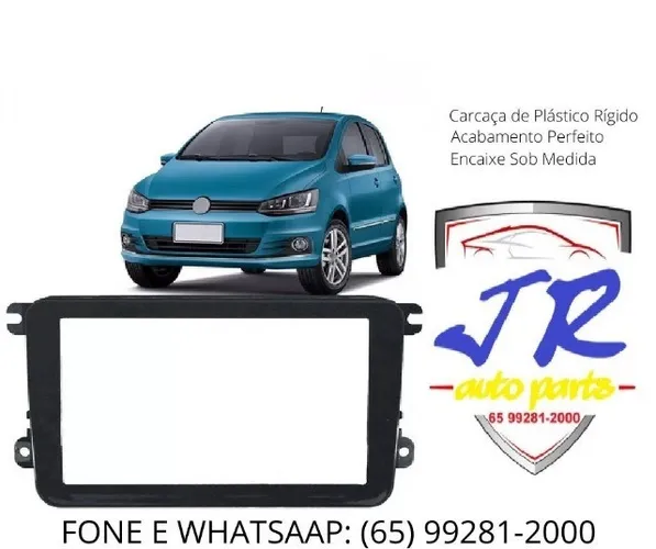 Moldura Painel Dvd 2 Din Multimídia Fox 2017 2018 2019