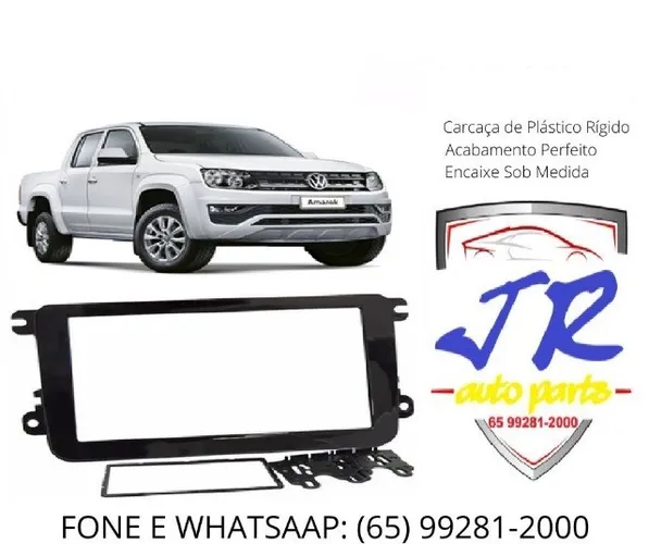 Moldura Painel Dvd 2 Din Multimídia Amarok 2012 2013 2014 2015 2016