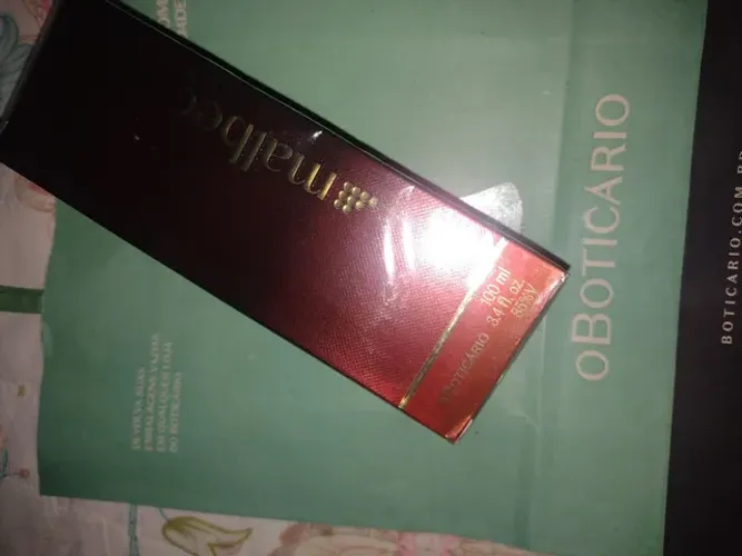 Colônia Malbec X Boticário lacrado.