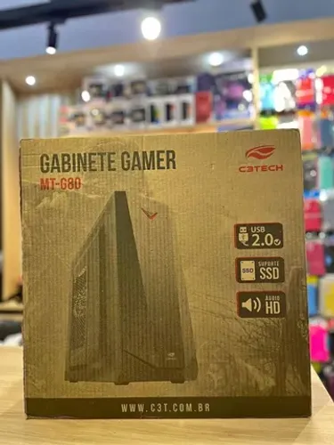Gabinete Gamer C3 Tech MTG80 - Novo Lacrado - Parcelamos Sem Juros - Loja Física