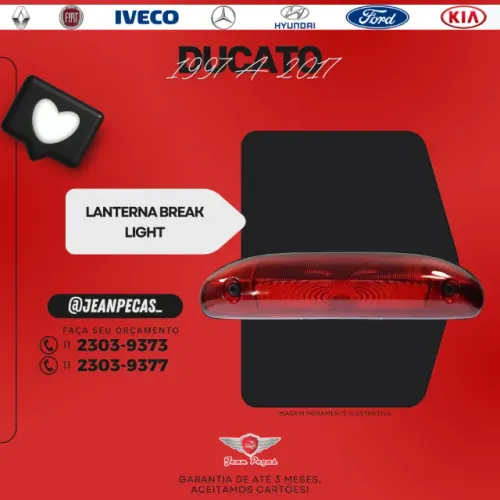 LANTERNA BREAK LIGHT - FIAT DUCATO