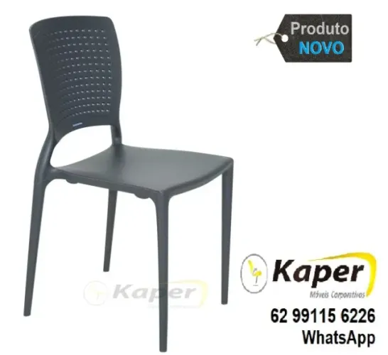 Cadeira Safira Tramontina Suporta até 182kg,reforçada ( produto novo )