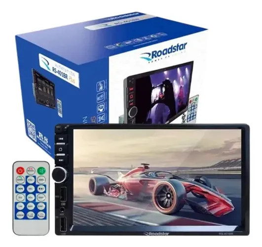 Multimidia Mp5 7pol Bluetooth Sd Usb Fm 1din/2din Roadstar