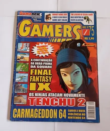 Revista Gamers Ano 6 Nº 75 Final Fantasy 9