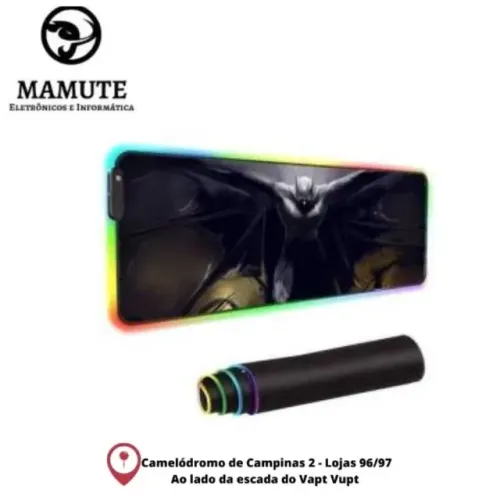 Mousepad Gamer Anti-derrapante Com Rgb Estampa Batman - Kp-s011