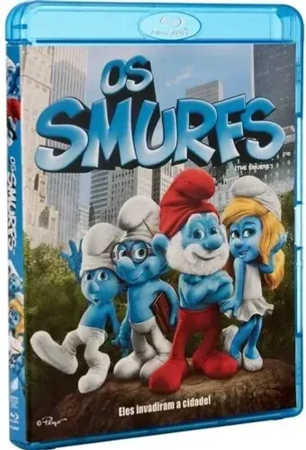 Blu-ray Os Smurfs Eles Invadiram A Cidade - 3d
