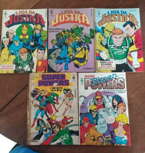 LIGA DA JUSTIÇA (3 EXEMPLARES) - SUPER POWER (2 EXEMPLARES)