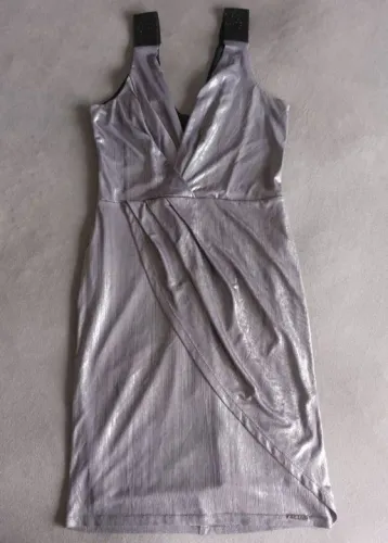 Vestido Dimy metalizado - M