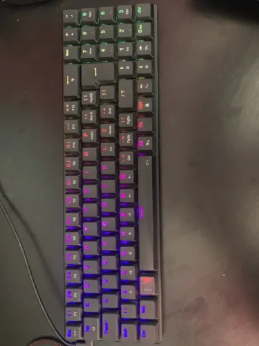 Teclado mecânico Gamer RGB Redragon Ashe