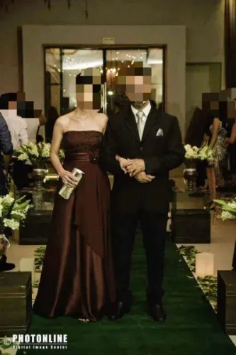 Vestido de Festa Marsala