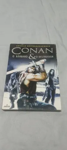 DVD'S Filme Conan o Bárbaro e o Destruidor em estado de novo.