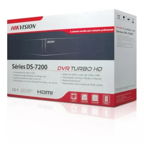 DVR Hikvision 8 Canais com HD SATA.
