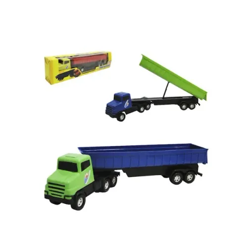 Caminhao Cacamba Basculante Truck Cargo 47x10,5x8,5cm Phr025