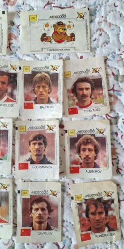 Figurinhas México 86 União Sovietica