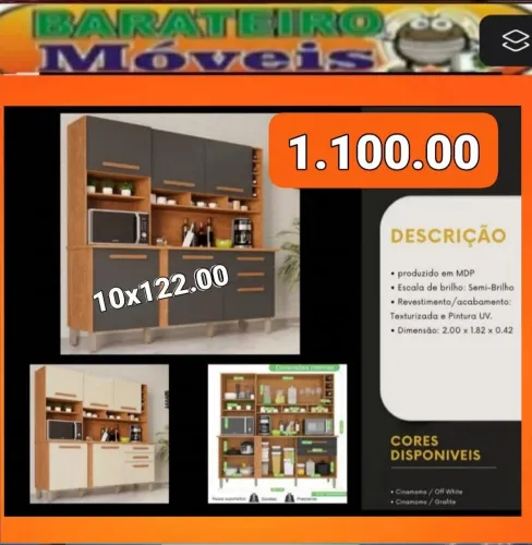 Kit cozinha Black friday