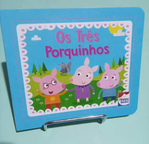 Livro infantil os três porquinhos capa dura