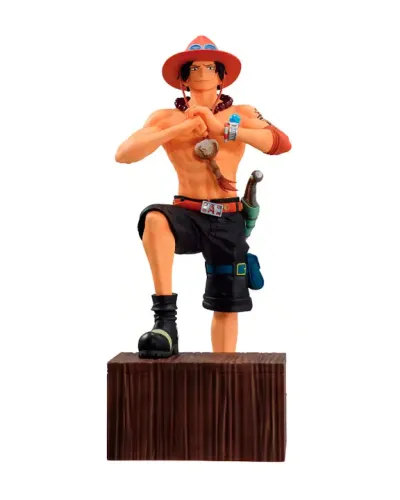 [CAIXA COM AVARIA] Figura Ace One Piece - Masterlise Experience C