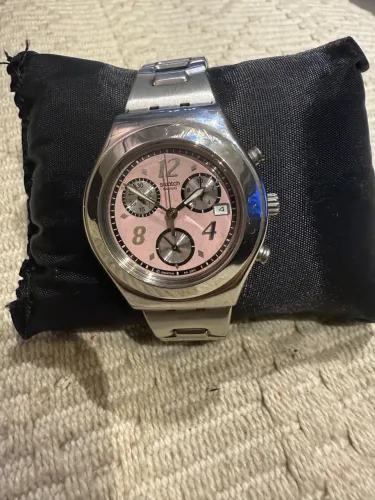 Relógio Swatch Cronógrafo Rosa