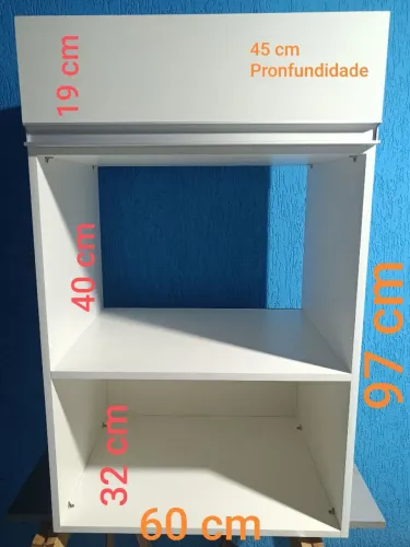 Móvel para microondas + forno elétrico 