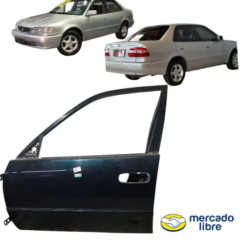 Porta Dianteira Esquerda Toyota Corolla Xei 98 99 00 01 02 Dianteira Esquerdo Verde