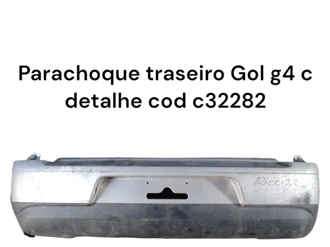 Parachoque Traseiro Gol G4 C Detalhe Cod C32282