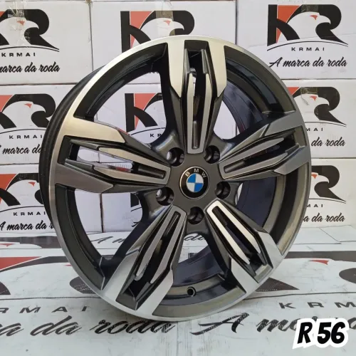 Roda Bmw série M grafite com diamantado 5x120 jogo