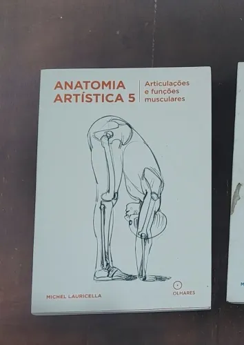 3 Livros - Anatomia Artística de Michel Lauricella (Anatomia para desenhistas)