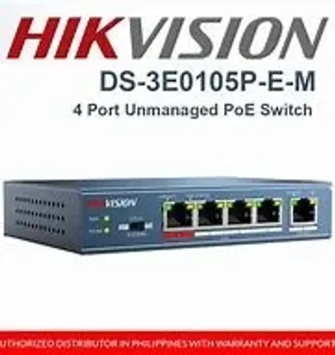 Switch poe Hikvision DS-3E0105P-E/M