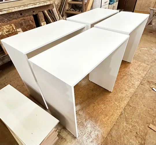 ESCRIVANINHA DE ESCRITÓRIO DE MDF BRANCO